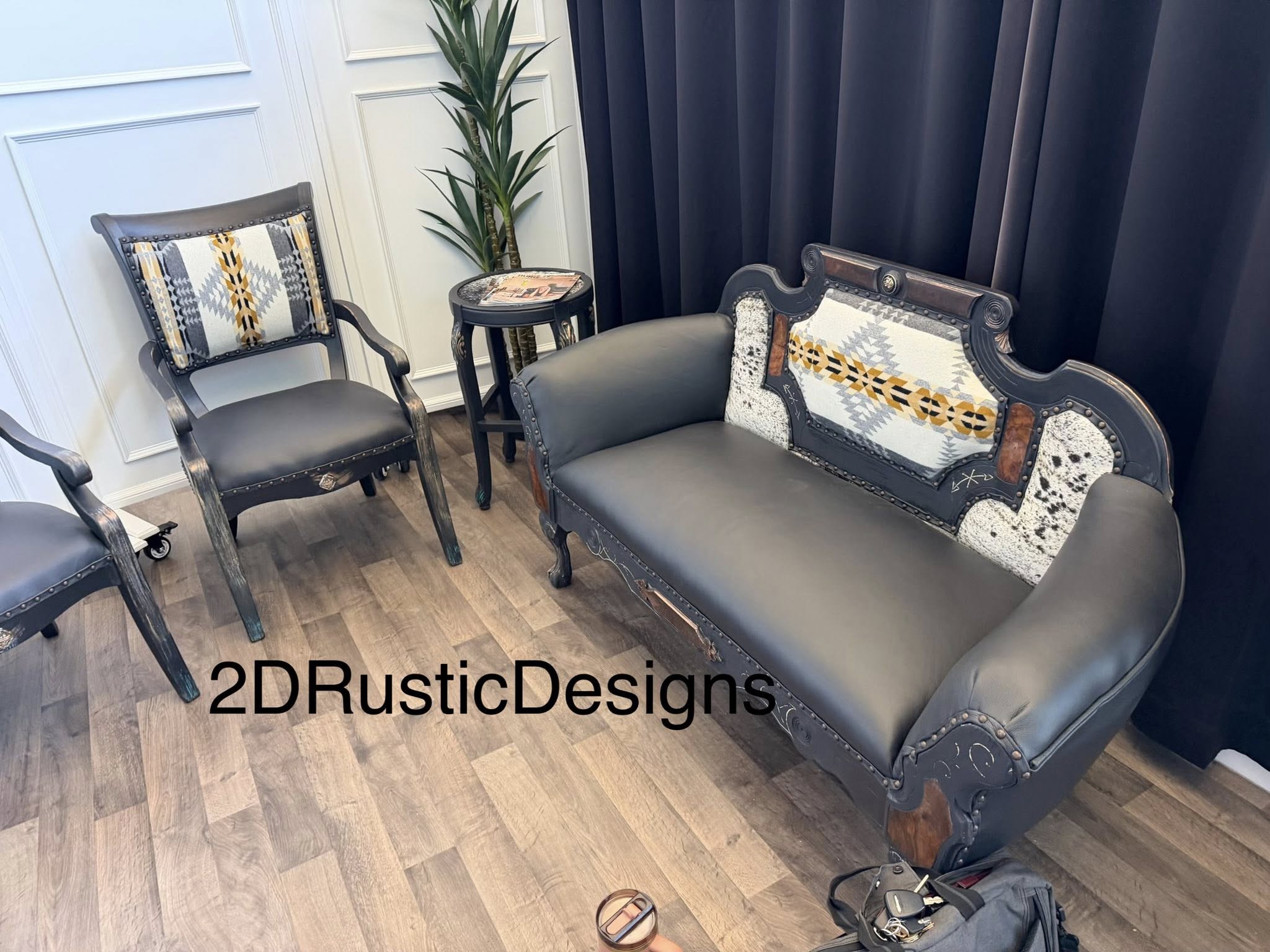 Rancho Arroyo Loveseat Western Settee Sofa