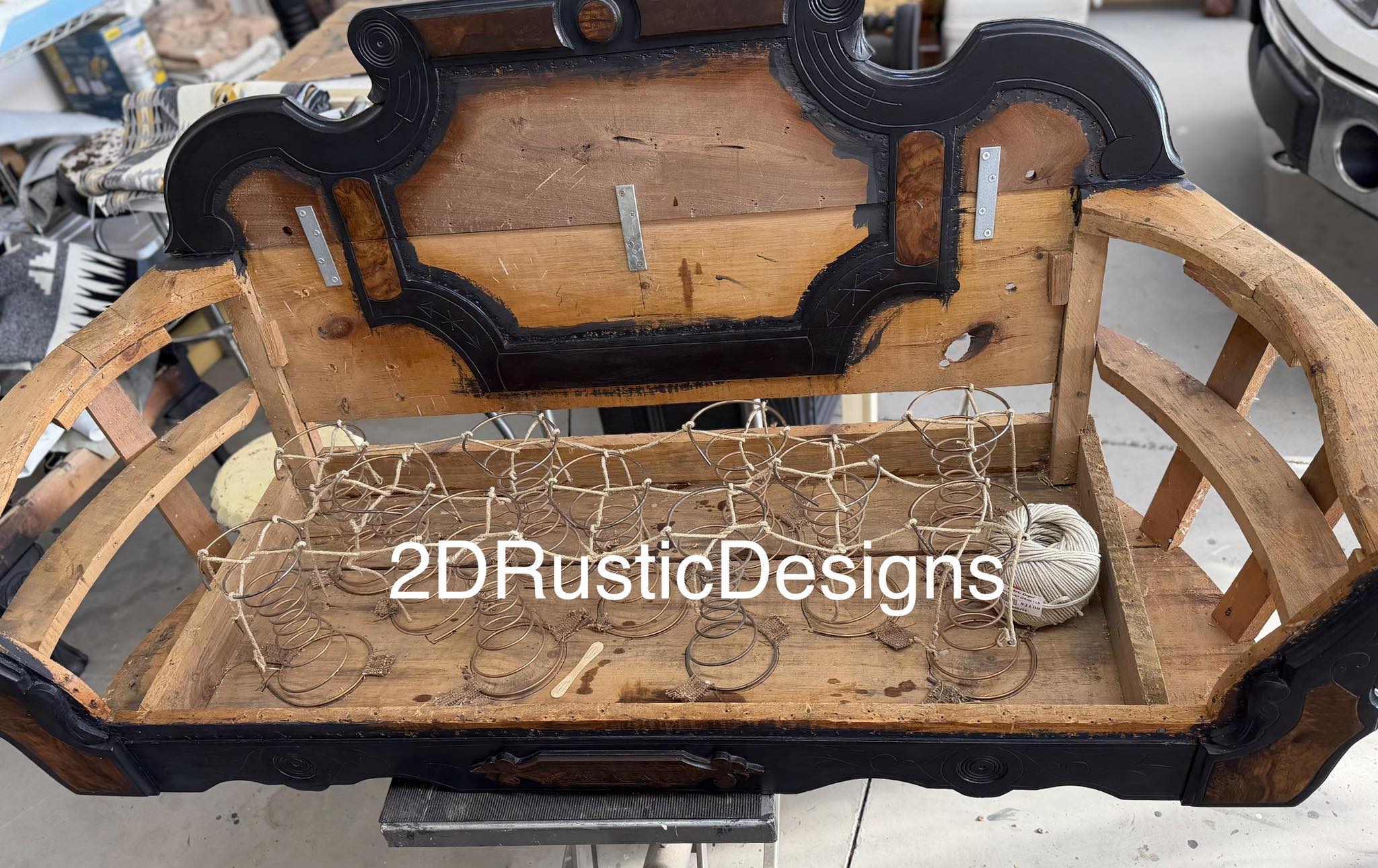 Rancho Arroyo Loveseat Western Settee Sofa
