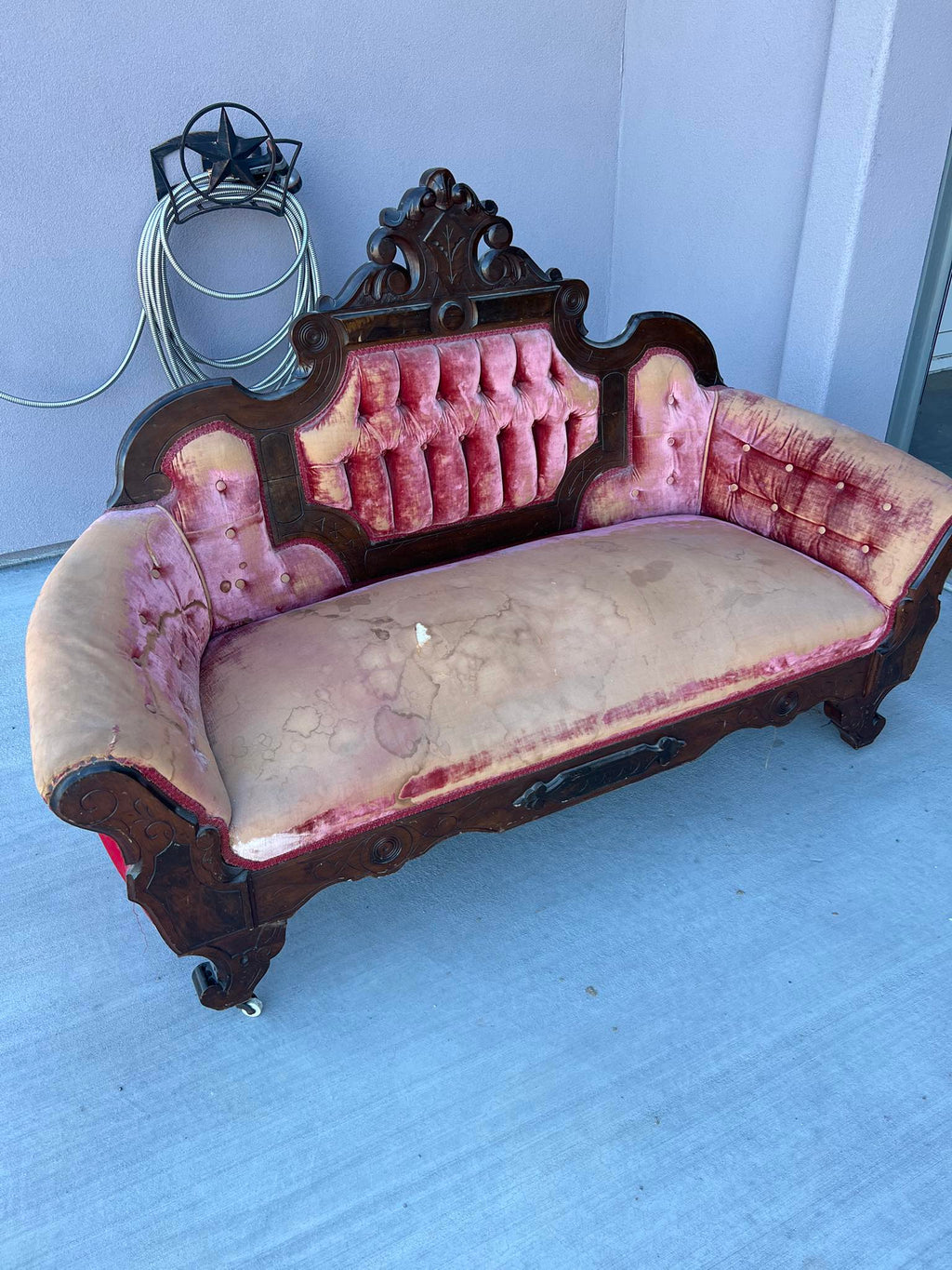 Rancho Arroyo Loveseat Western Settee Sofa