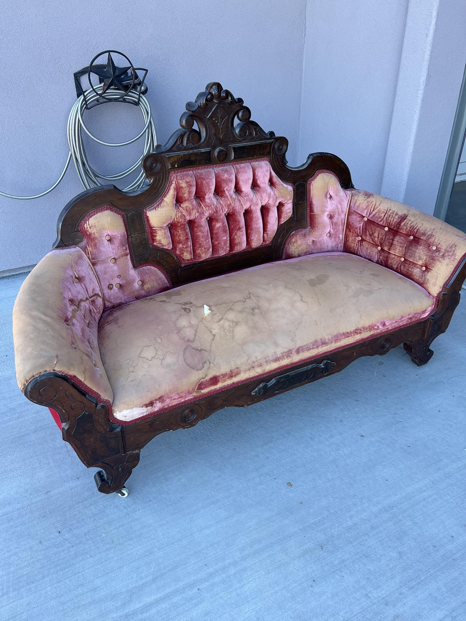Rancho Arroyo Loveseat Western Settee Sofa