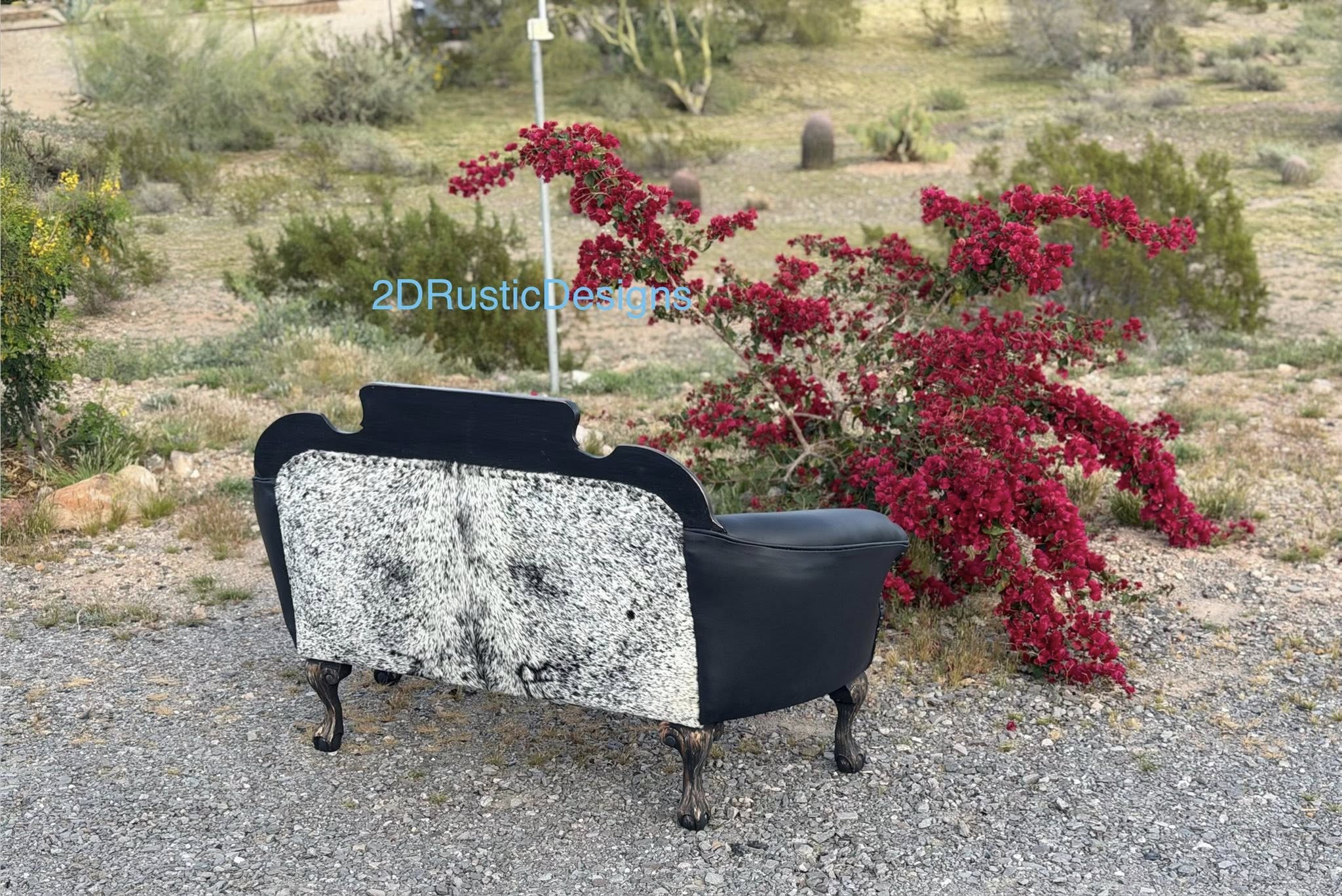 Rancho Arroyo Loveseat Western Settee Sofa