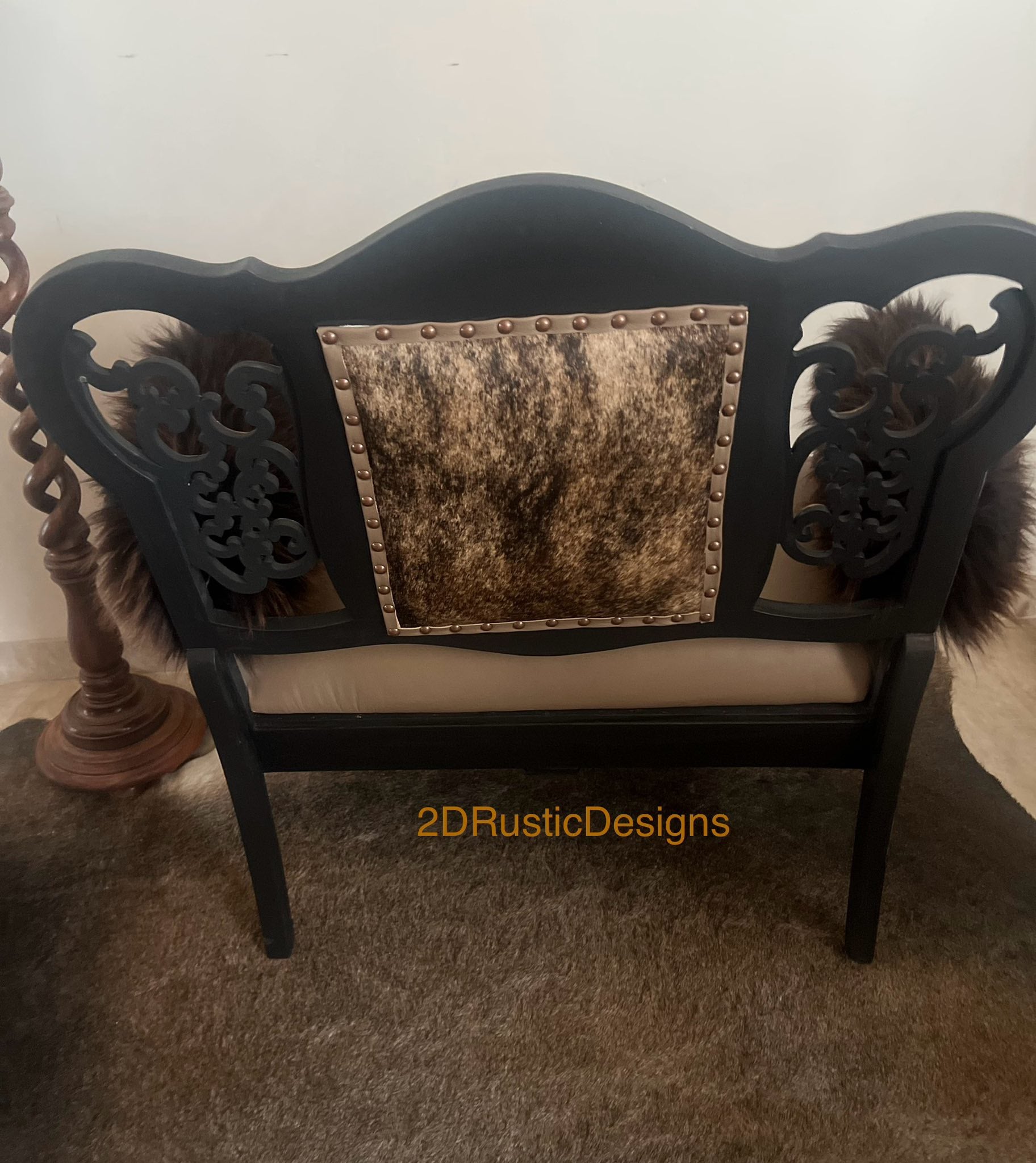 Buffalo Wooley Vintage Entry Bench Unique