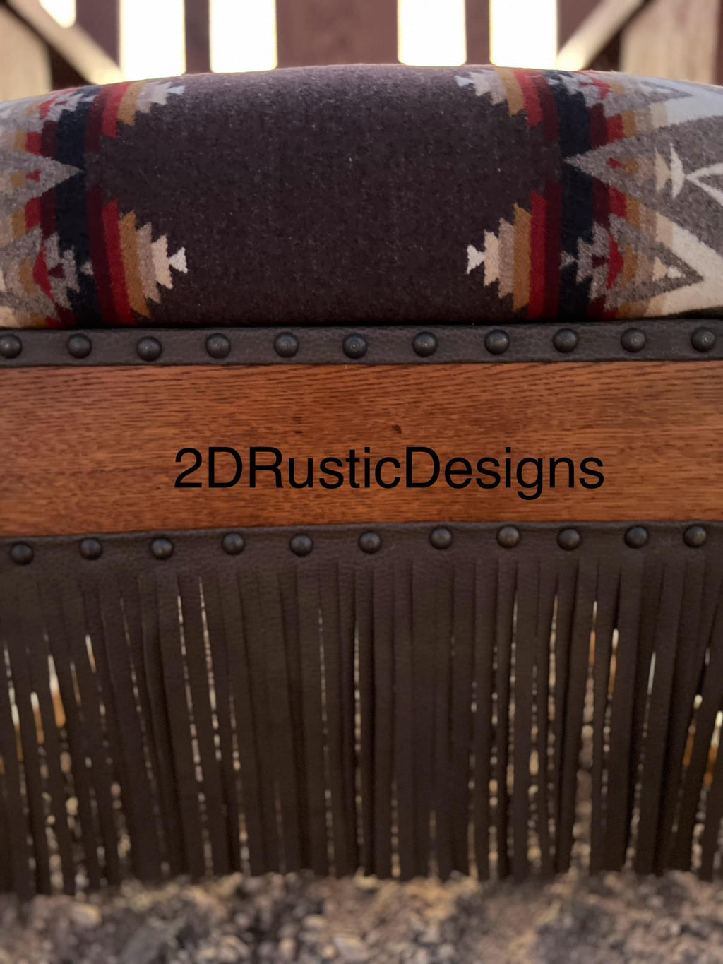 Pendleton Fringe Rocking Chair