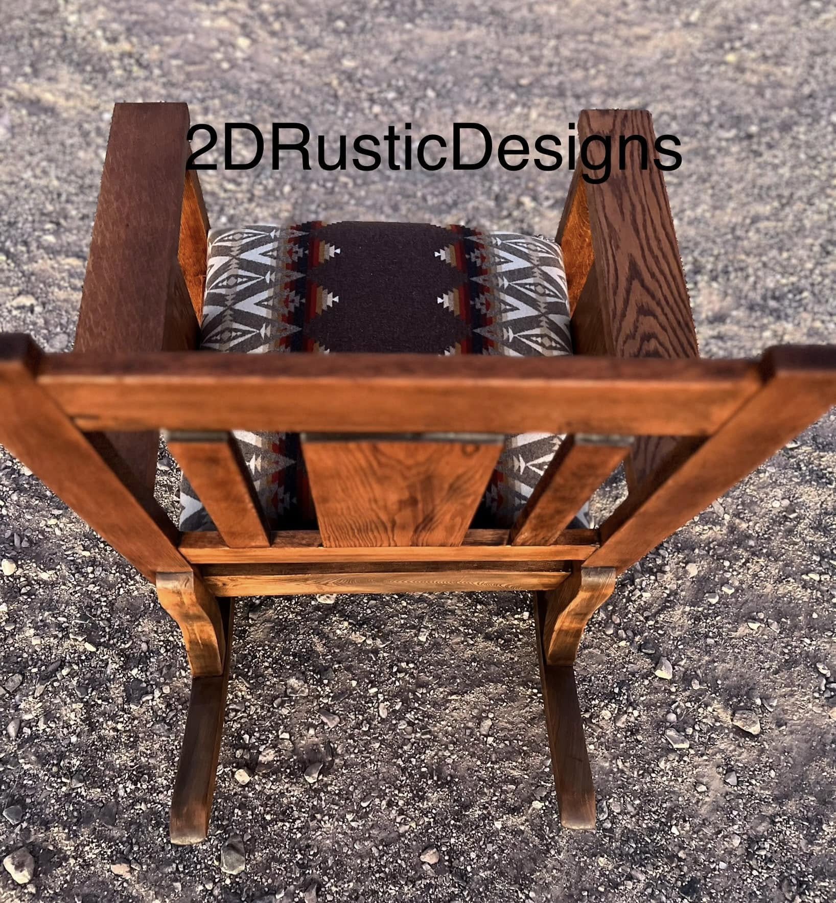 Pendleton Fringe Rocking Chair