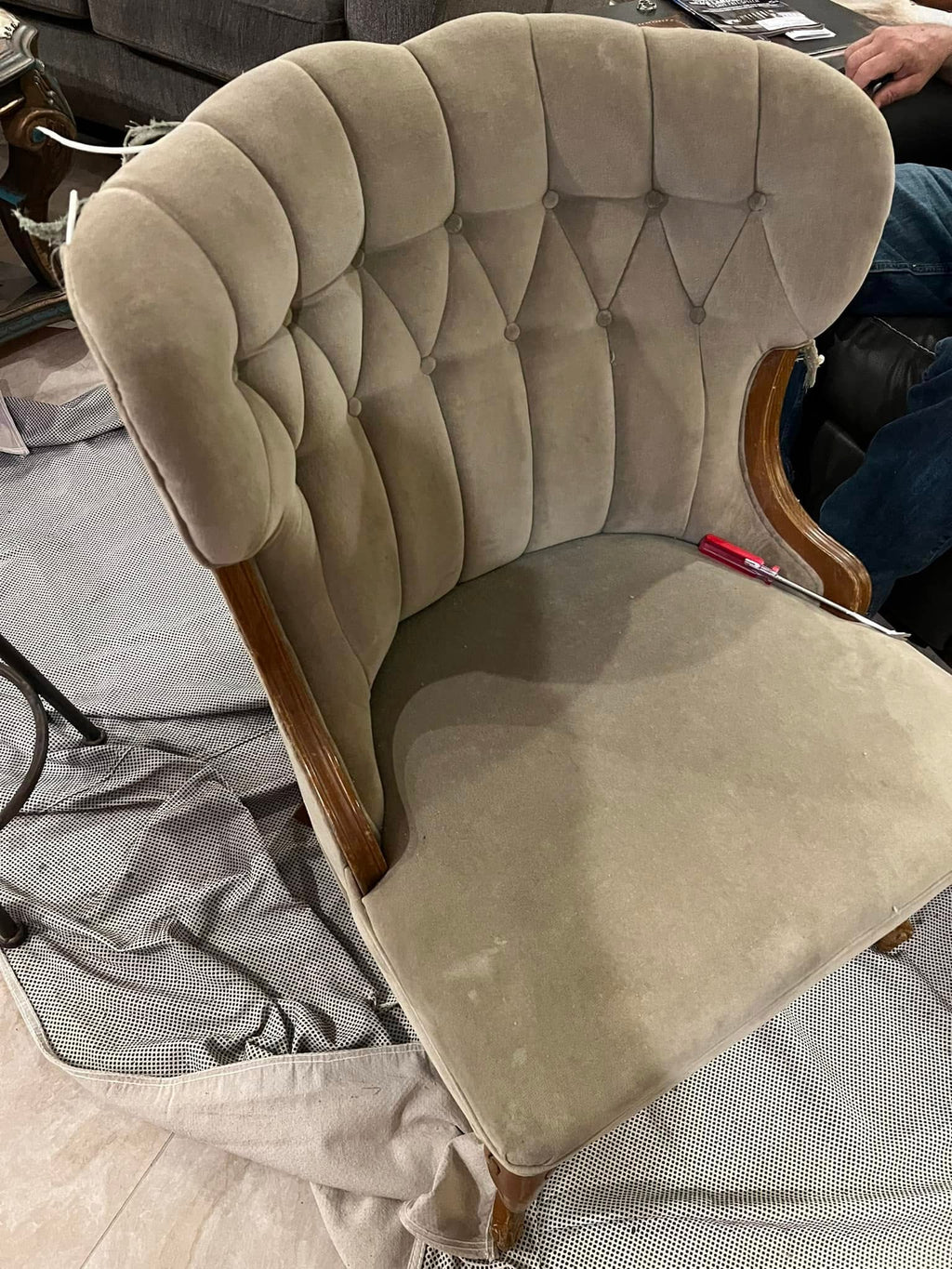 Wingback Pendleton Chair