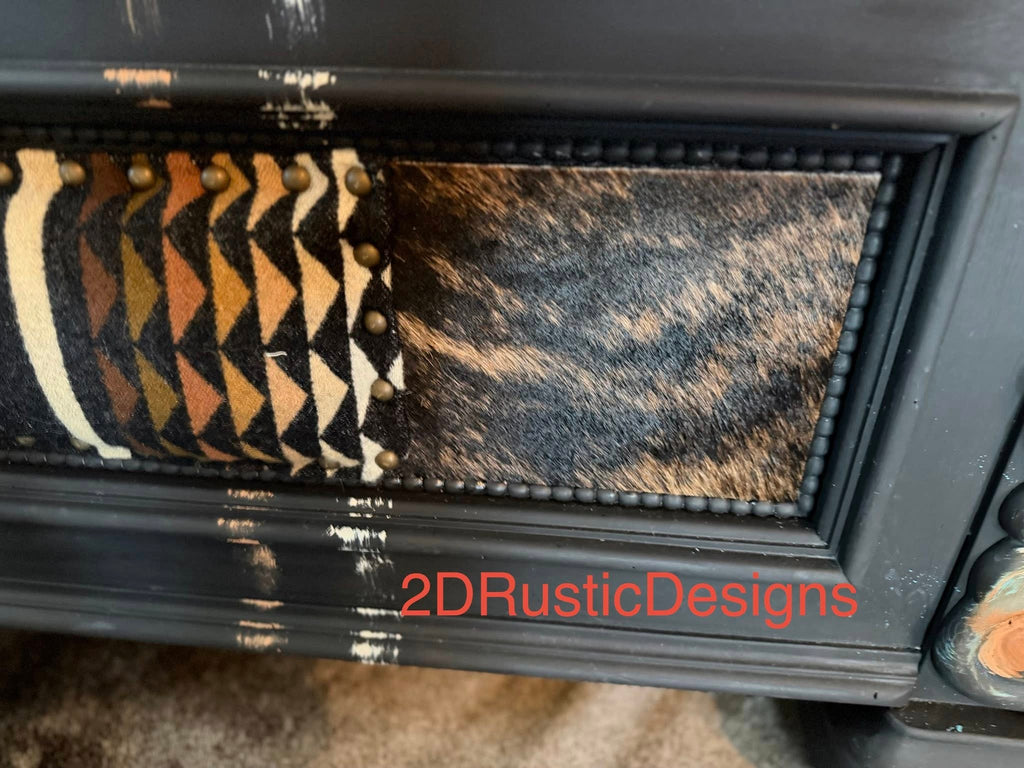 Wooden Rolled Arm Storage Bench Leather Seat