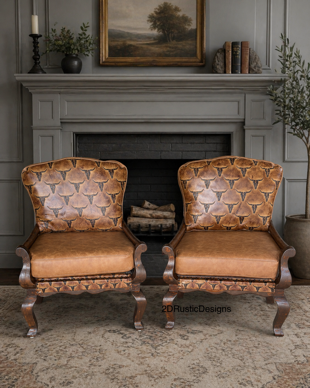 *SET* Steer Head Chair