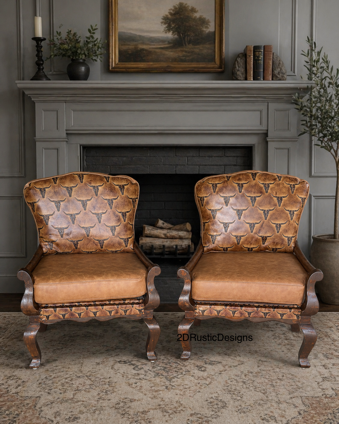 *SET* Steer Head Chair